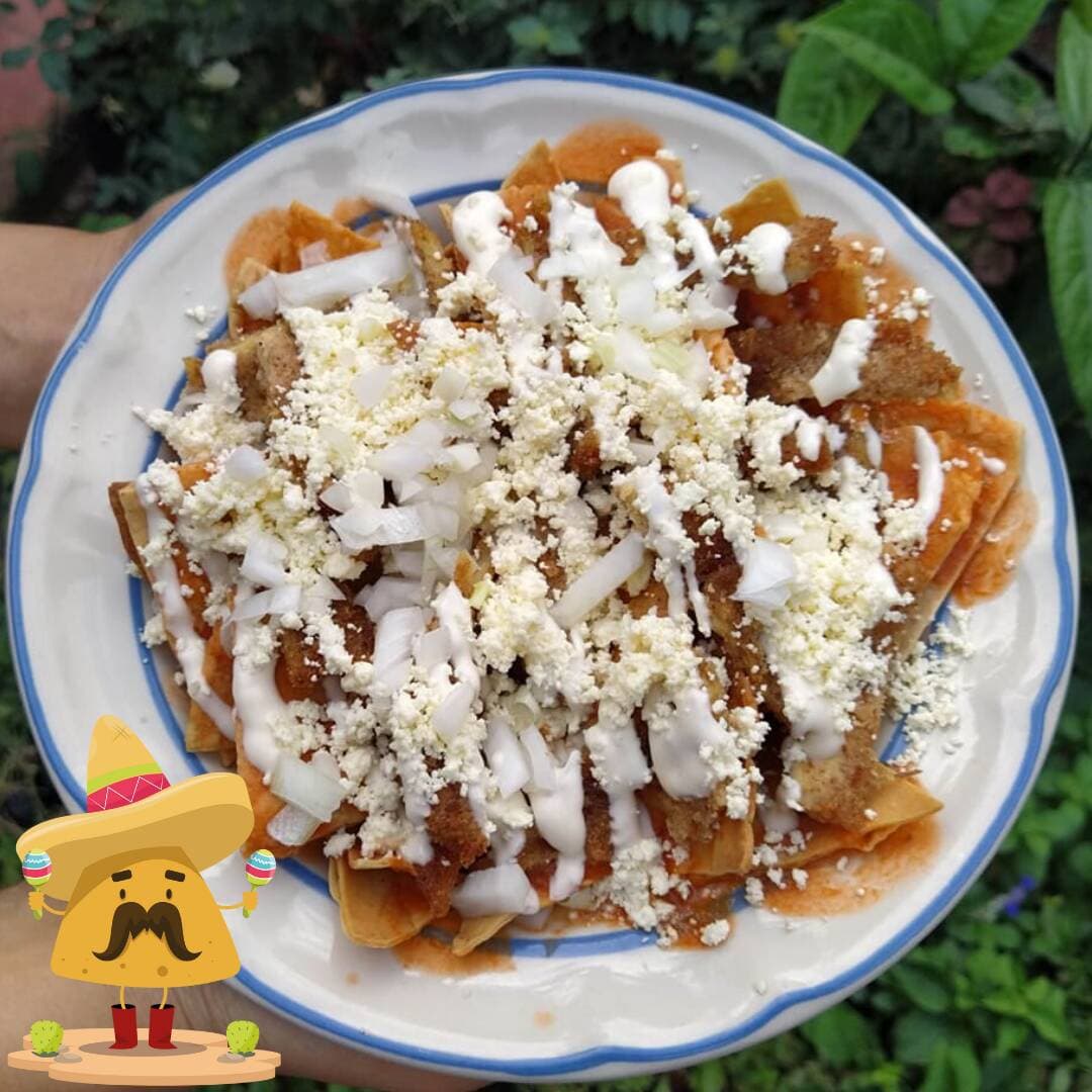 Chilaquiles con Milanesa