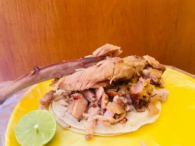 Taco de costilla con maciza