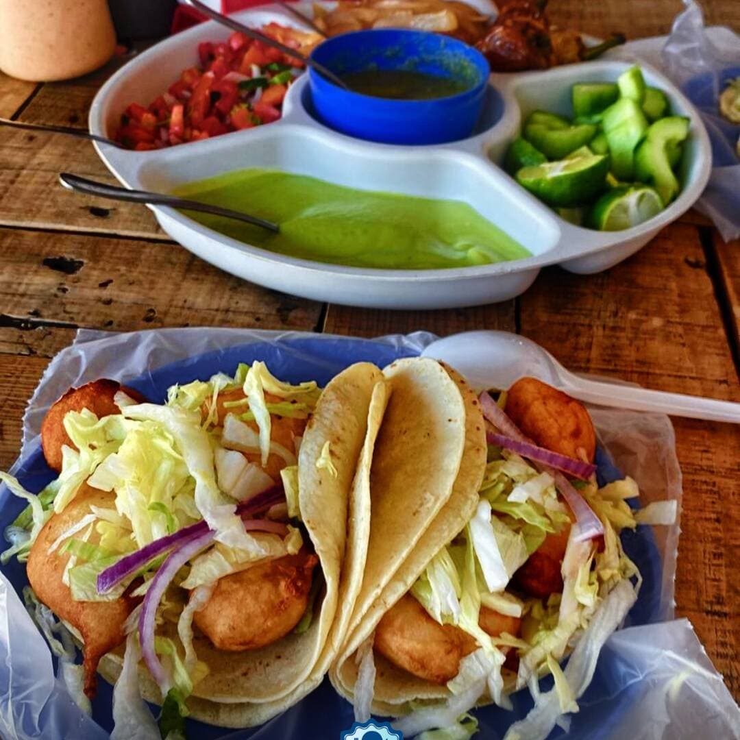 Taco de pulpo capeado