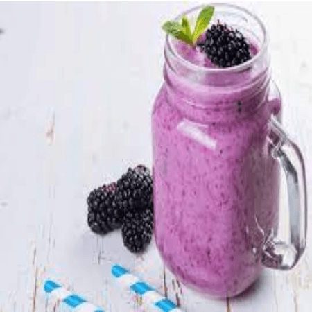 Jugo De Mora En Leche