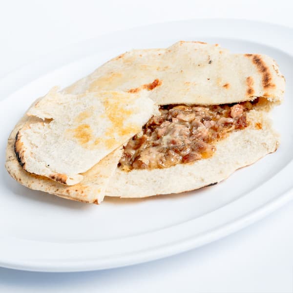 PAN ARABE C/ ARRACHERA (1)pza 250grs