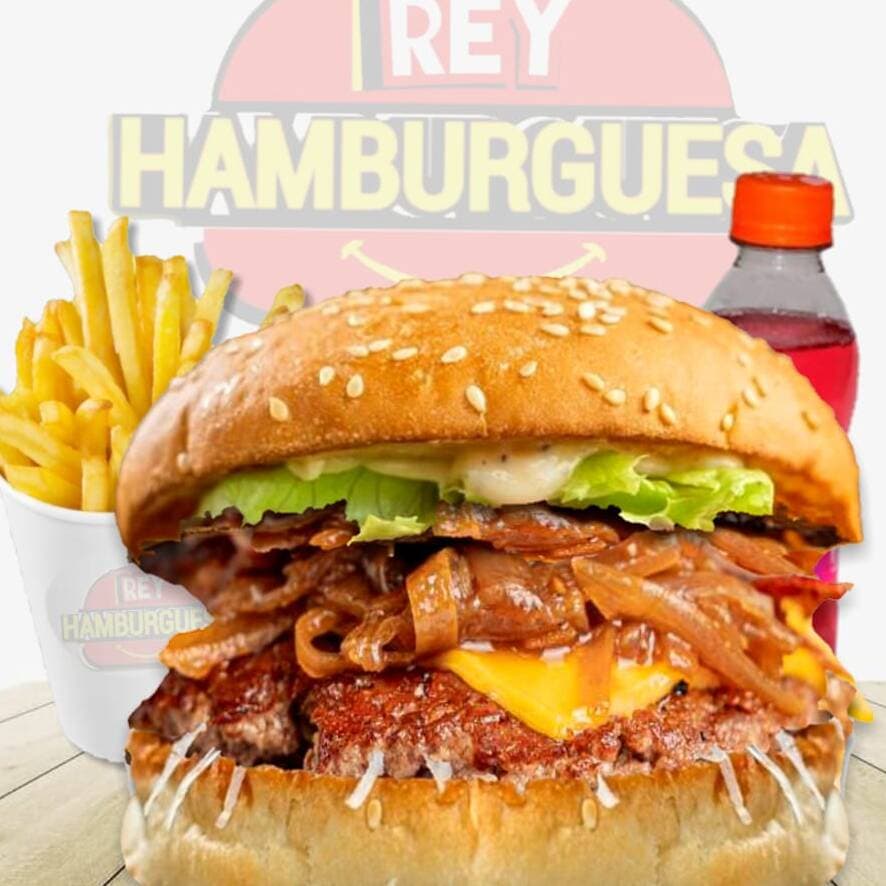Combo Hamburguesa Grille (incluye Papas y Gaseosa)