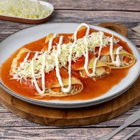 enchiladas rojas