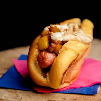 Hot dog Hawaiano