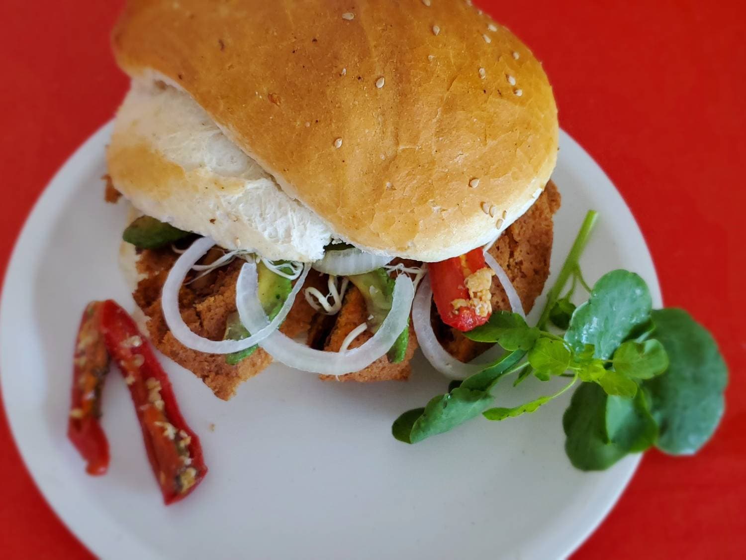 Cemita de Chile Relleno "Promoción Mundialista"
