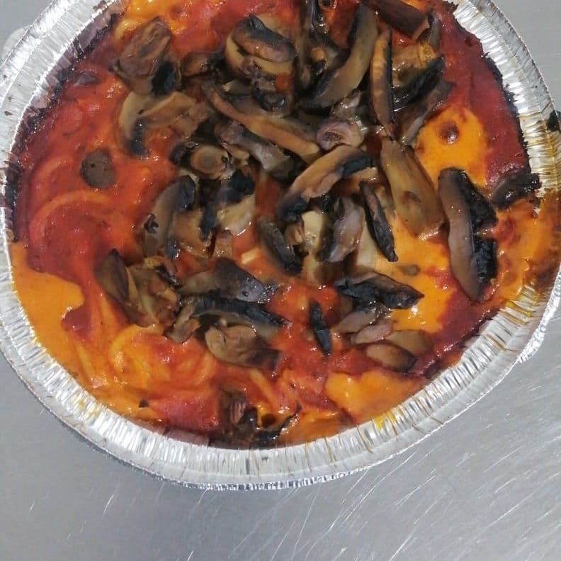 Espagueti con Champiñones