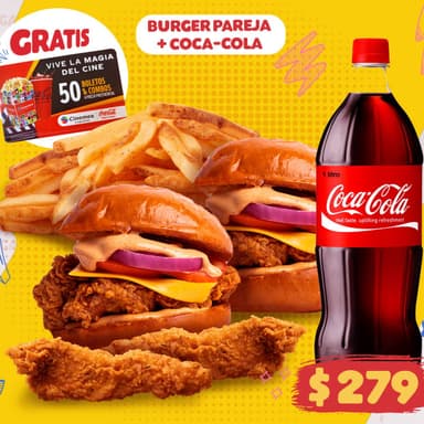 Combo Coca Cola - Burguer Pareja