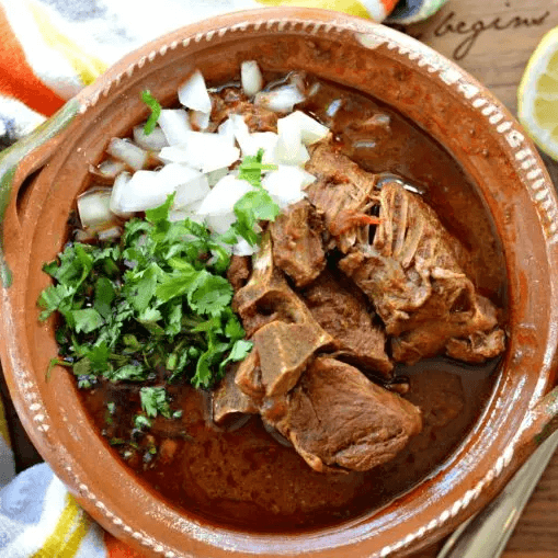PLATO GRANDE SERVIDO DE BIRRIA