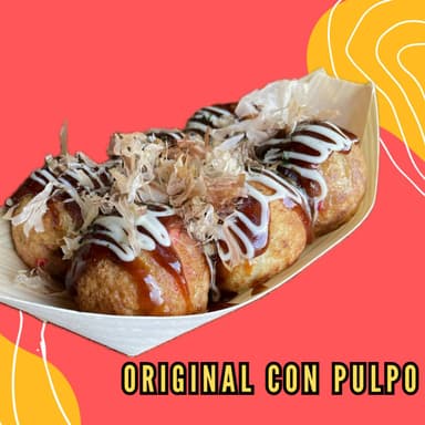TAKOYAKI ORIGINAL PULPO CHICO(6PZ)