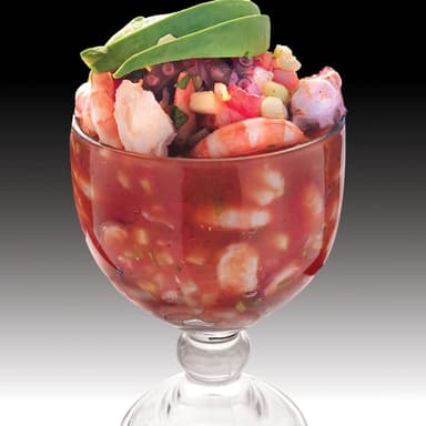 COCTEL DE CAMARÓN Y PULPO