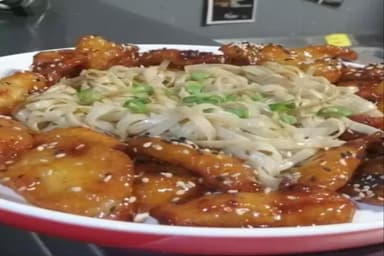 POLLO A LA NARANJA + CALIFORNIA EMPANIZADO