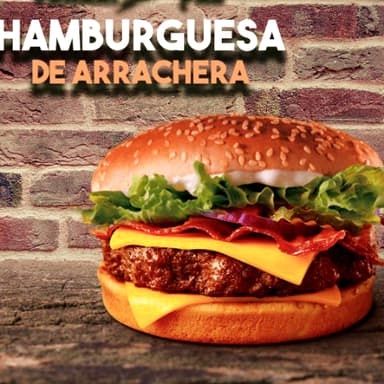 HAMBURGUESA DE ARRACHERA