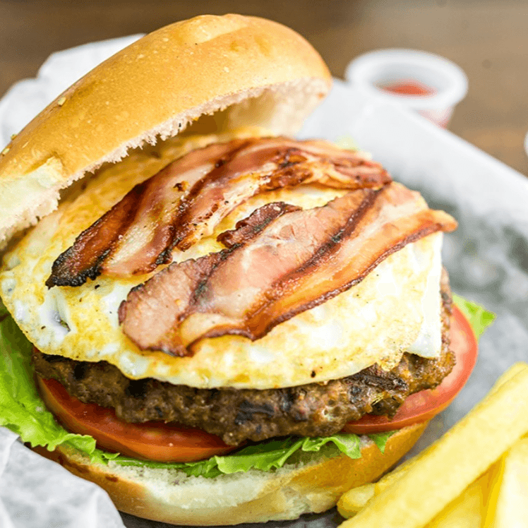 Hamburguesa Bacon Ahuevado