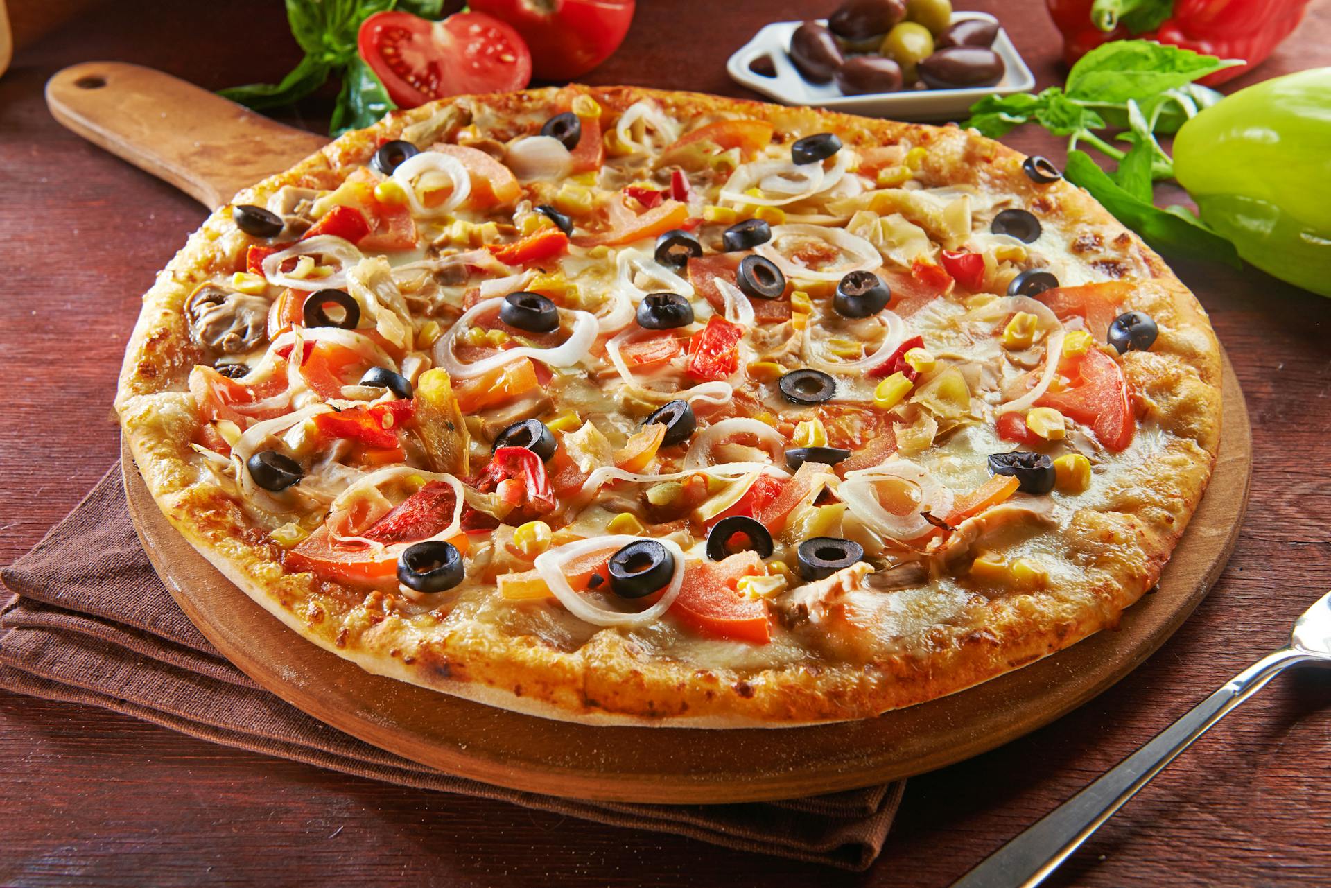 pizza mediterránea