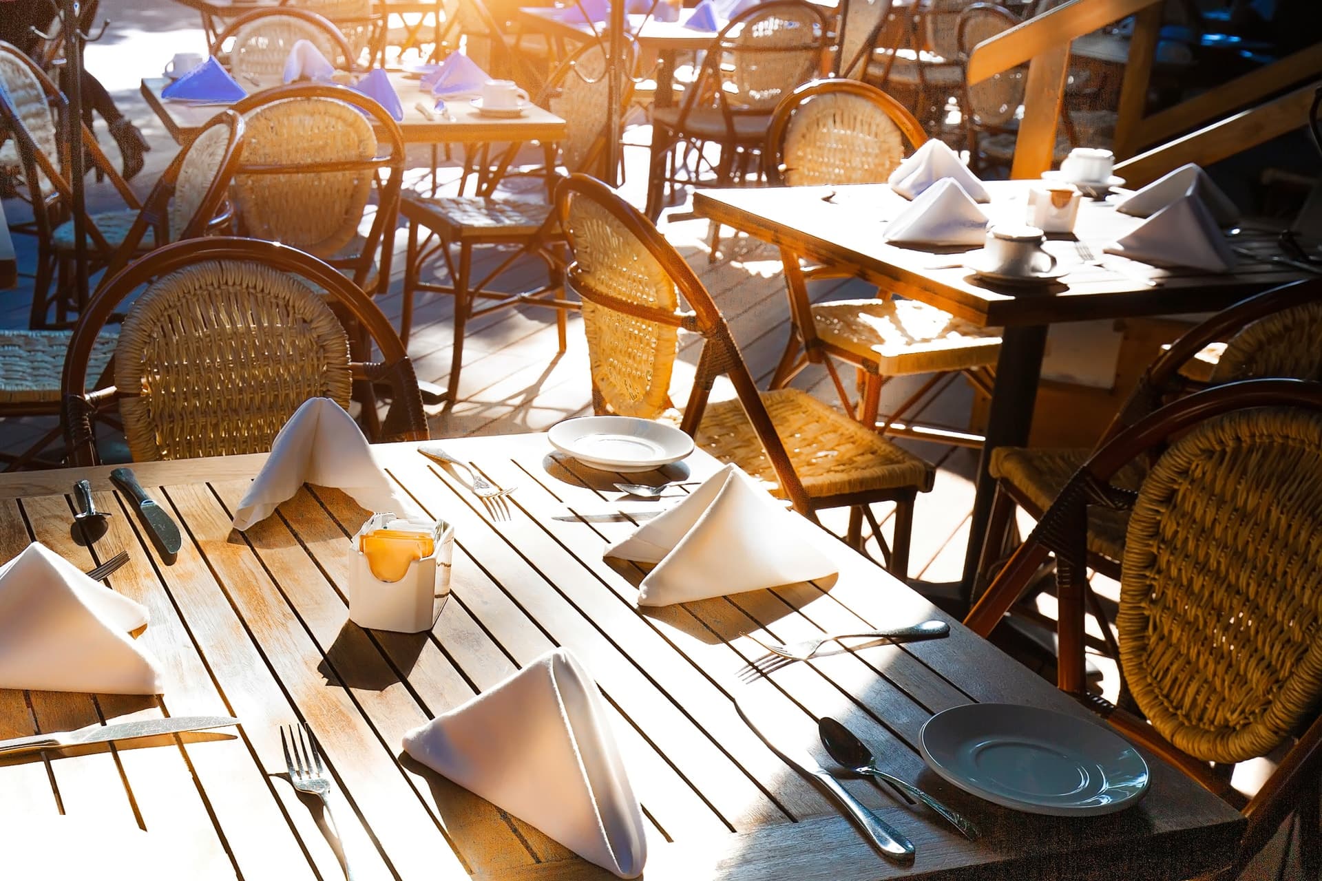 restaurante con terraza