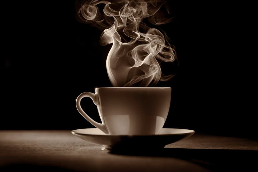 Café americano caliente