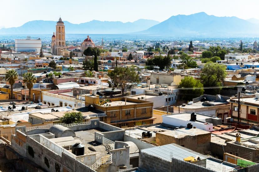 Hermoso paisaje de Saltillo, Coahuila