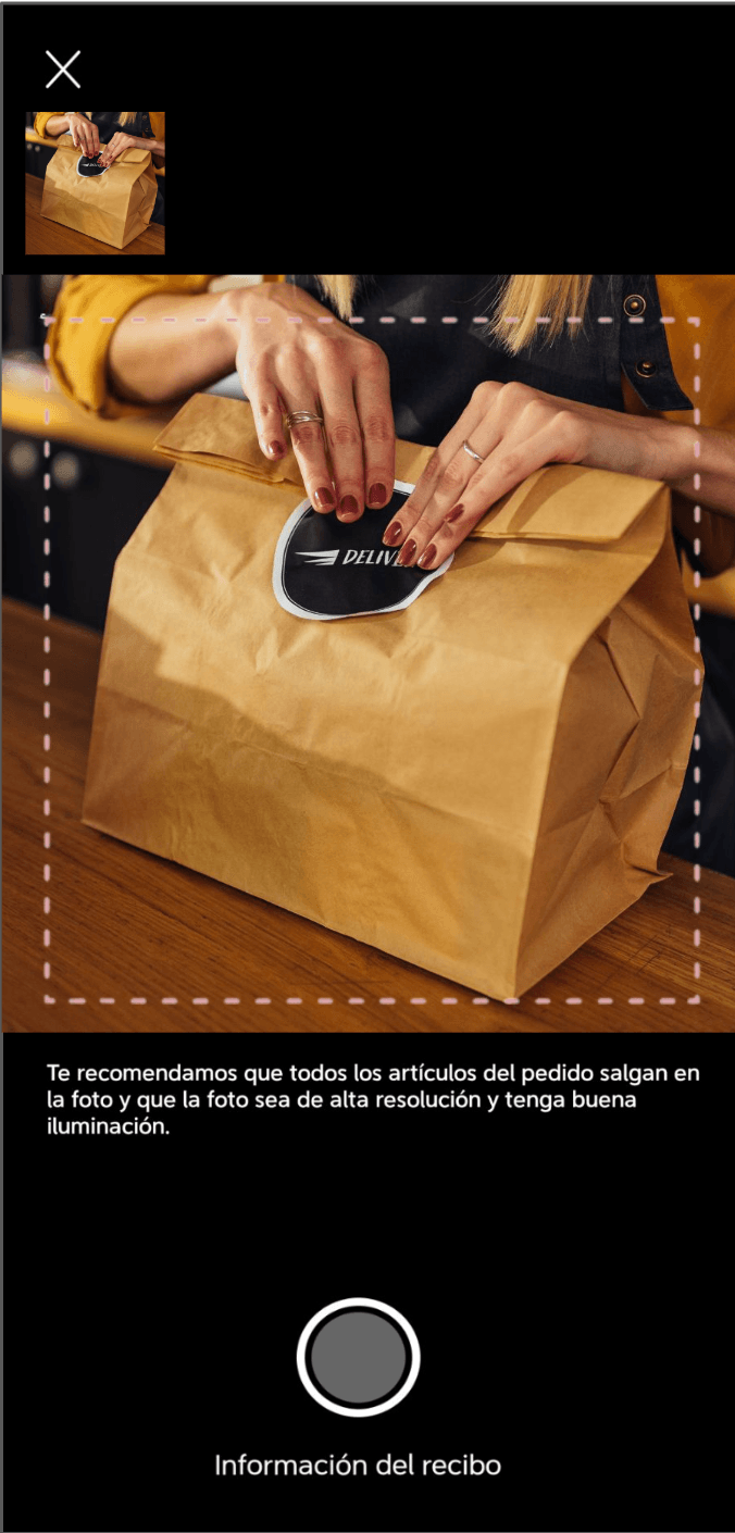 DiDi Food Restaurante Guia Evidencia Fotografica Paso 4