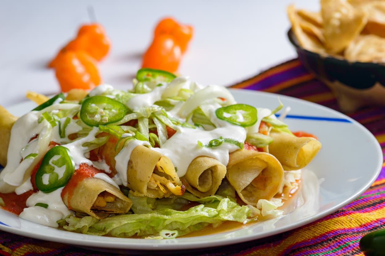 Tacos de pollo para la dieta o por el simple gusto
