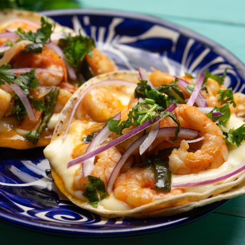 Tacos de camarón
