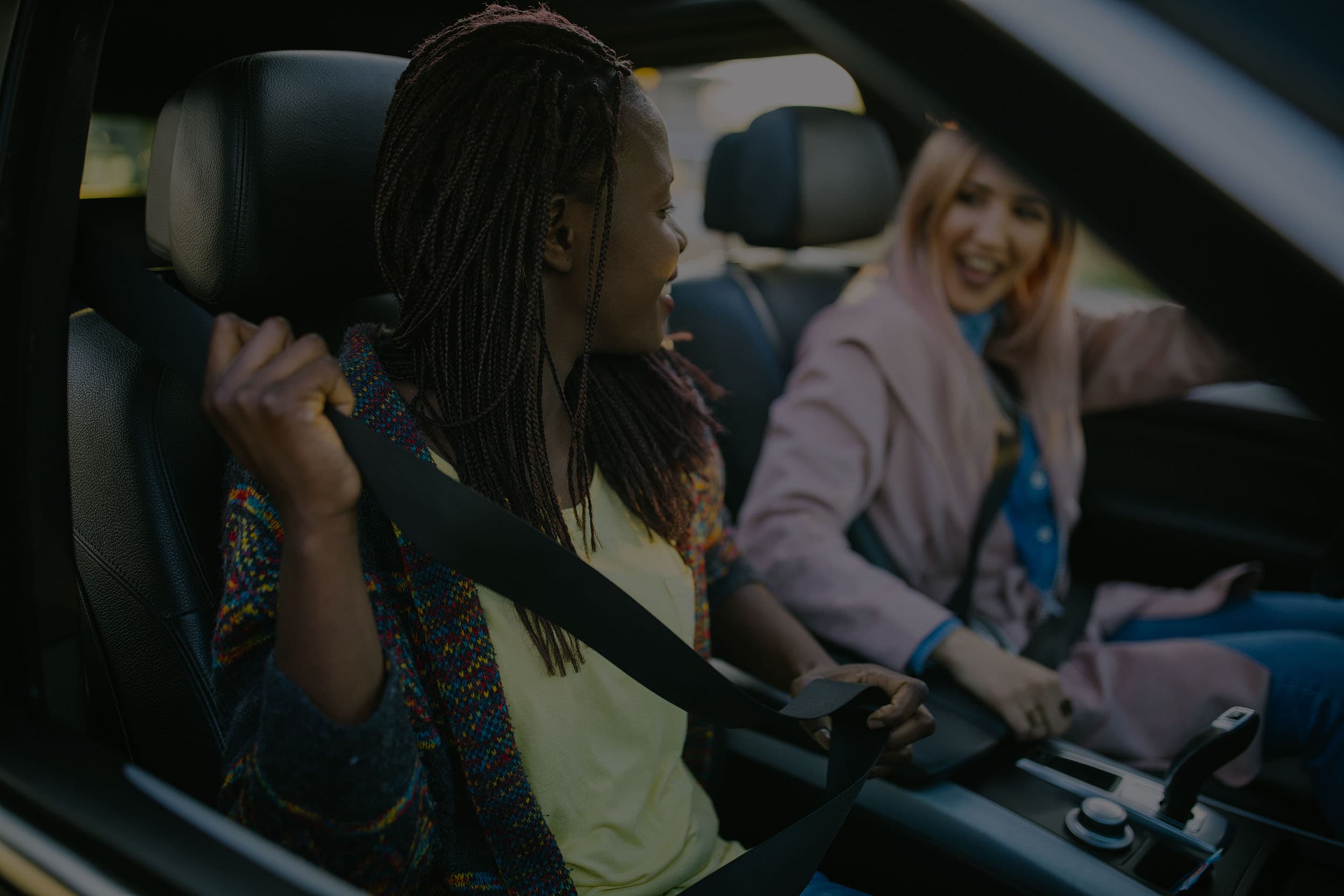 Driver and passenger in nz