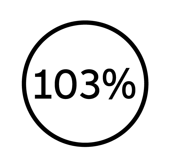 Ícono de porcentaje