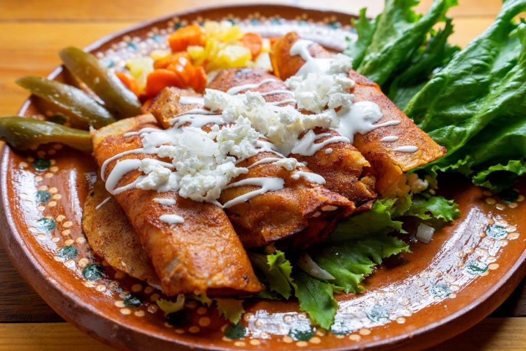 Delicioso plato de enchiladas al estilo Zacatecas