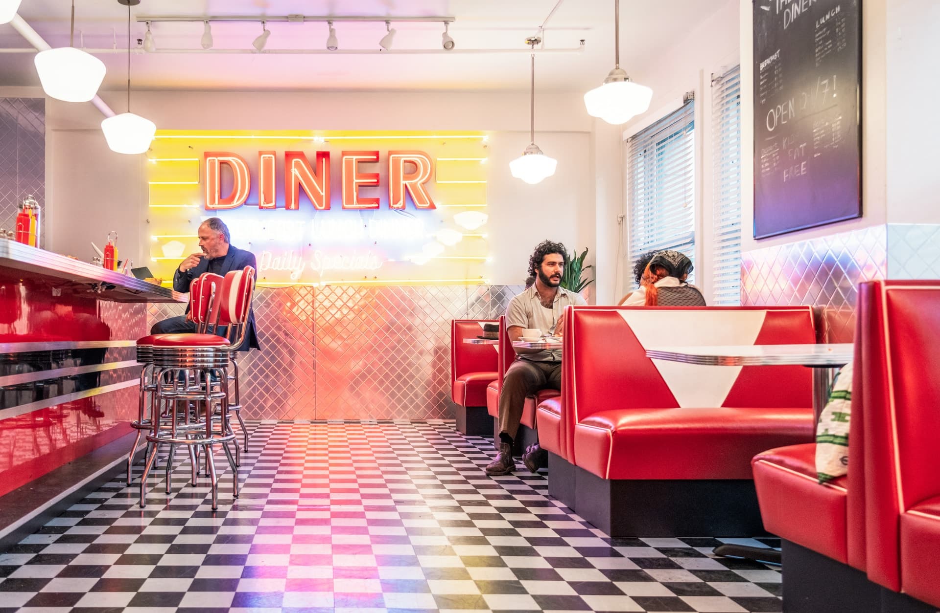 Restaurante temático de los 50s