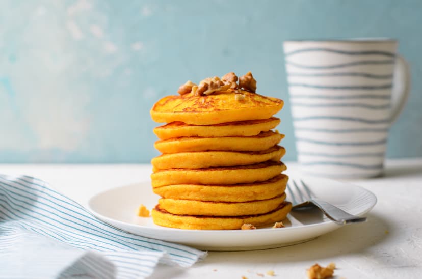 Hot cakes de zanahoria