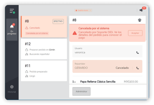 Conoce el paso a paso para recibir ,aceptar y calificar las ordenes que recibe tu restaurante.