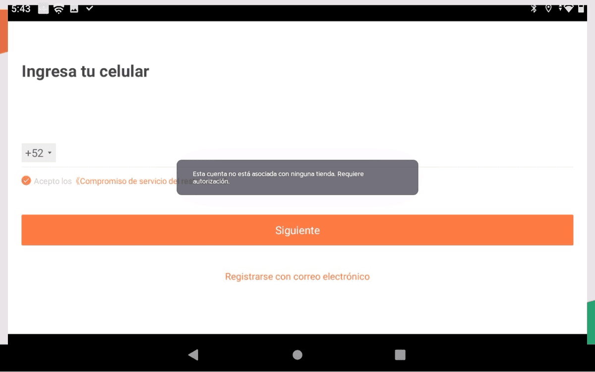 ingresa tu celular