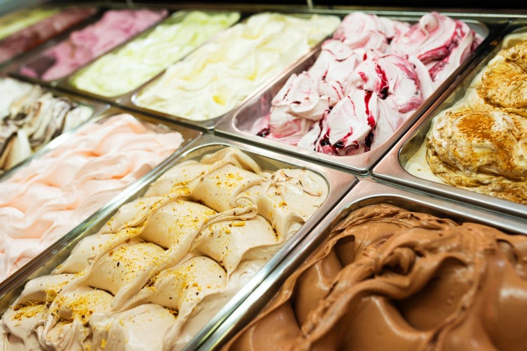 Diferencia entre helado y gelato, sabores diferentes