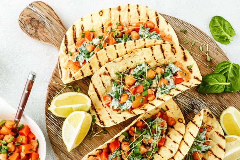 tacos vegetarianos