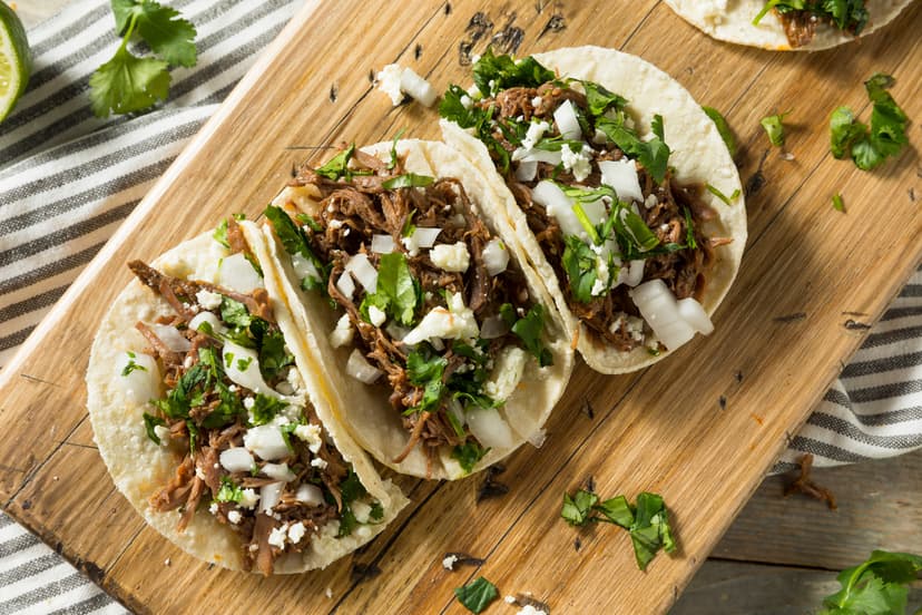 Exquisitos tacos de carnitas