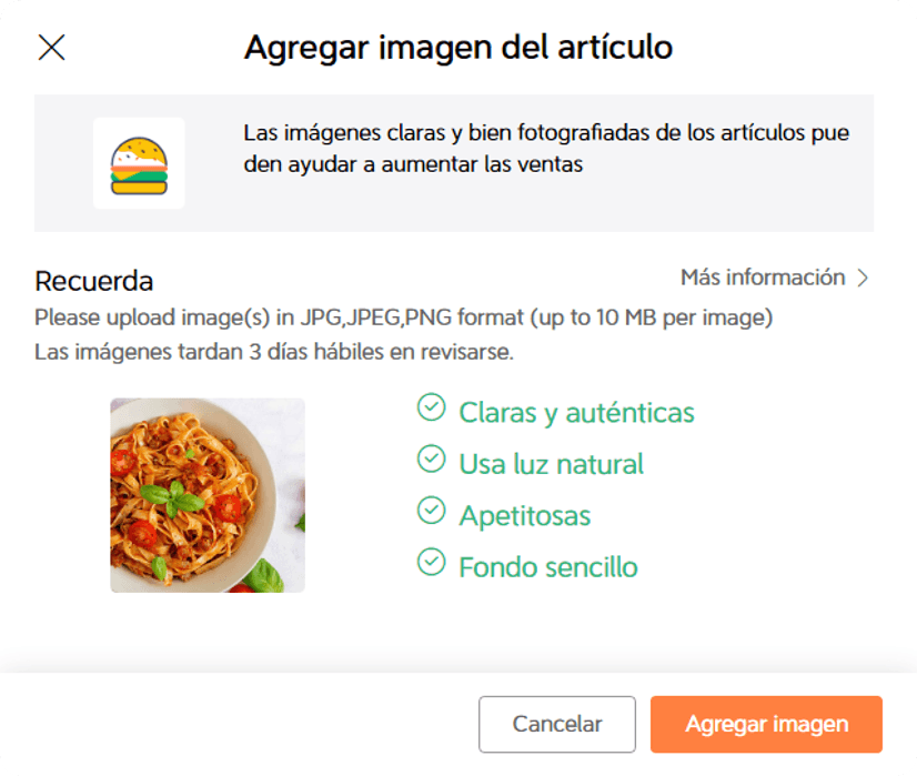 Aprende a cargar imagenes en tu menú y a personalizar el perfil de tu restaurante.