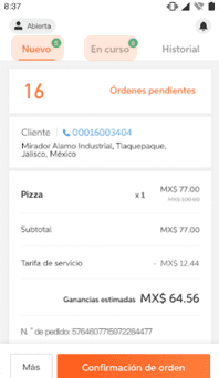 Conoce el paso a paso para recibir ,aceptar y calificar las ordenes que recibe tu restaurante.