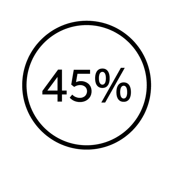 Ícono de porcentaje