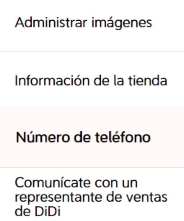 numero de telefono