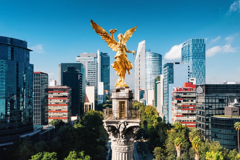 Mirador en el Angel de la Independencia