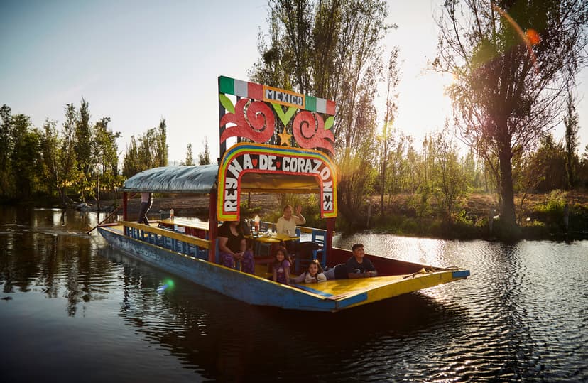 Xochimilco, lugar turístico de México
