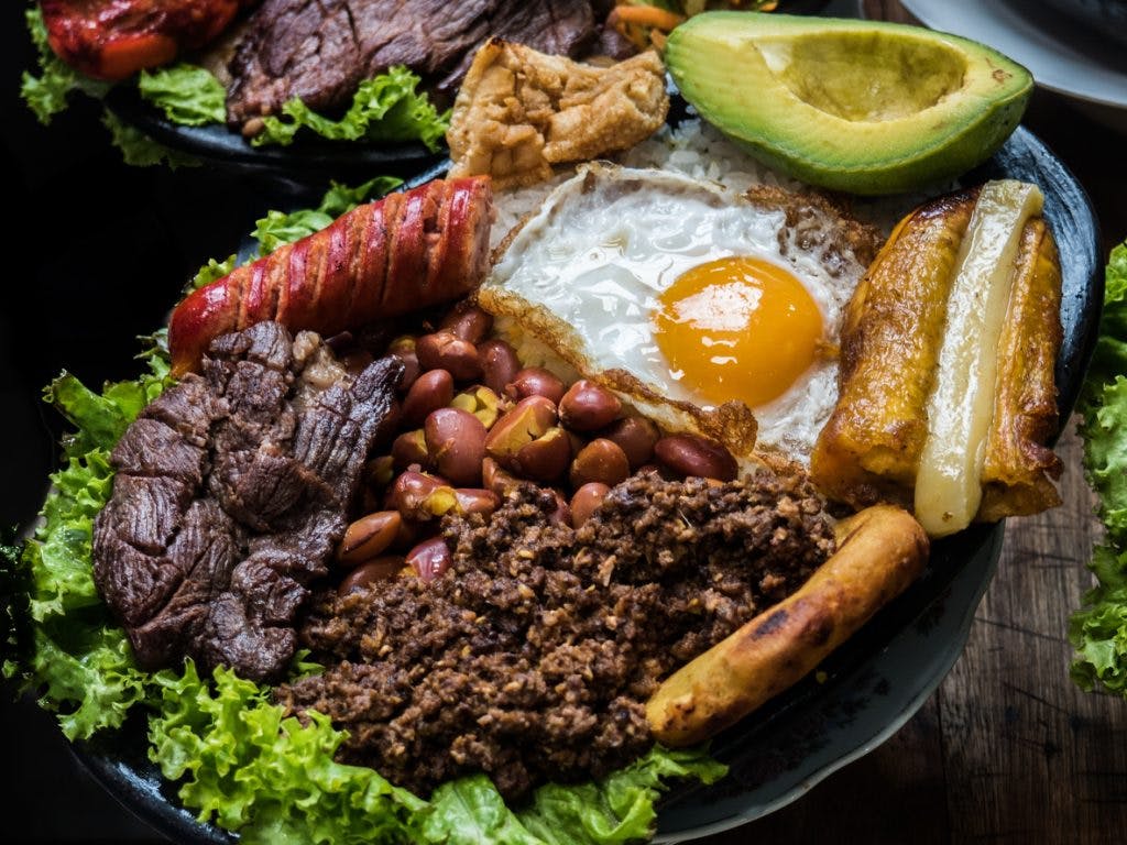 Comida callejera de Colombia