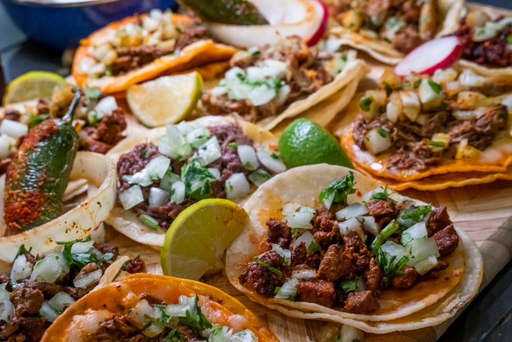Tacos deliciosos en mexico