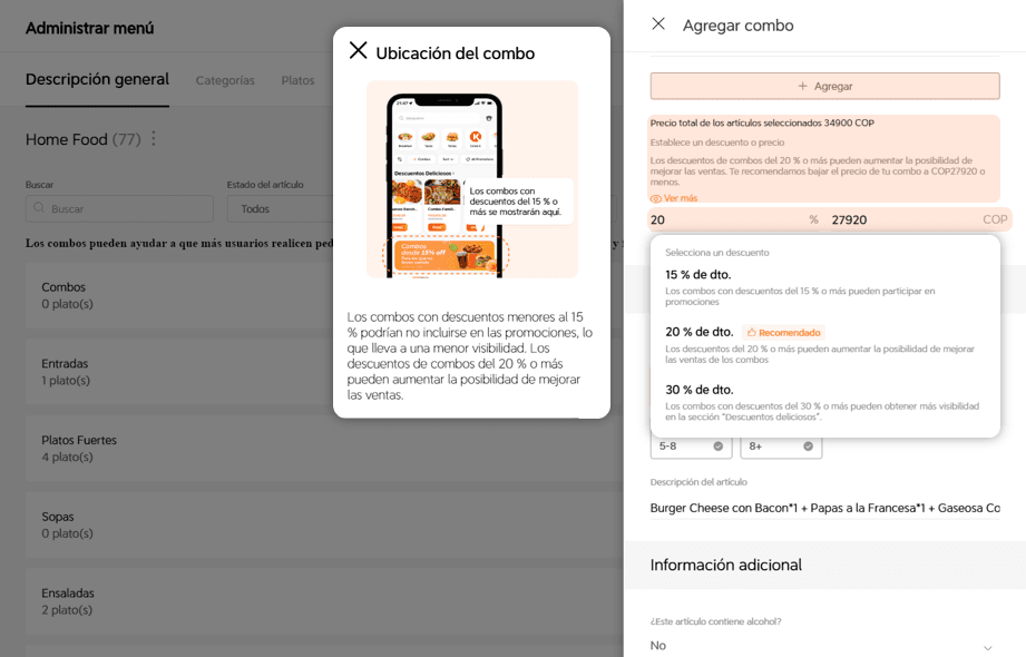 Los combos son una herramienta promocional que ayuda a impulsar ventas, facilitar la rotación de tu inventario y potencializar tu visibilidad. Conoce el paso a paso para crearlos.