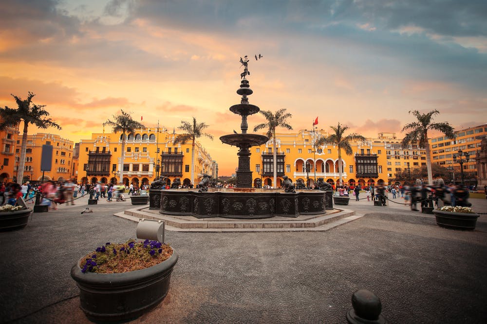 Plaza principal de Lima
