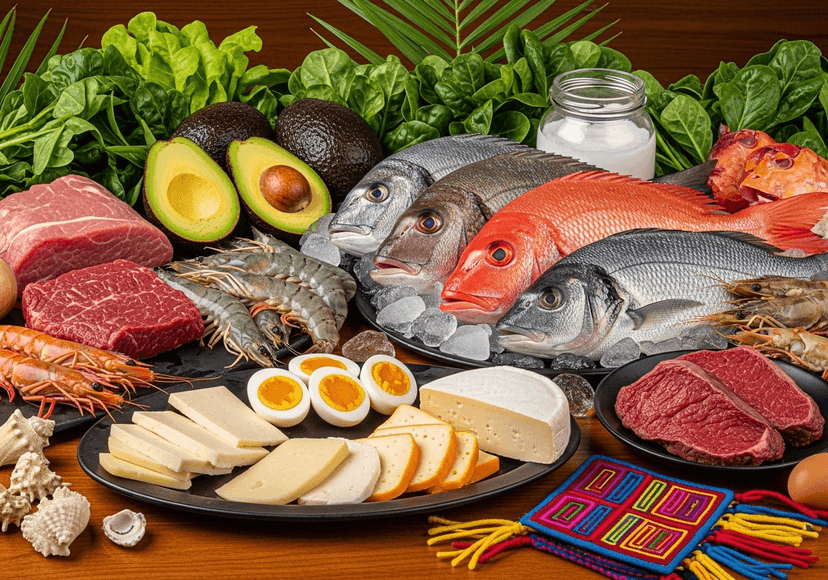 ejemplos de comidas Keto colombianas