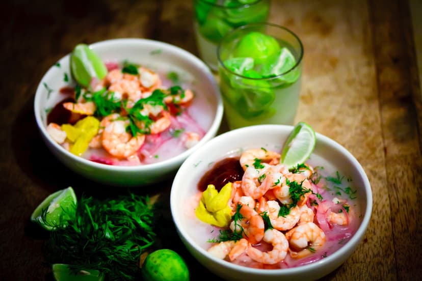 Ceviche de camarón