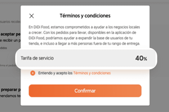 Tarifa de servicio
