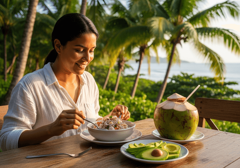 Persona consumindo Dieta Keto